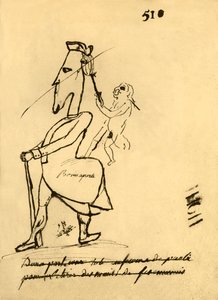 Karikatyr av Napoleon, 1779, 1921. av Unbekannt