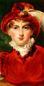 Caroline av Brunswick, drottning gemål av kung George IV, tidigt 1800-tal av Unbekannt