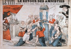 Tecknad film, Paris kommun, 1871 av Unbekannt