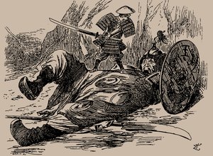 Tecknad film om det första kinesisk-japanska kriget. Punch, 29 september 1894, 1894. av Unbekannt