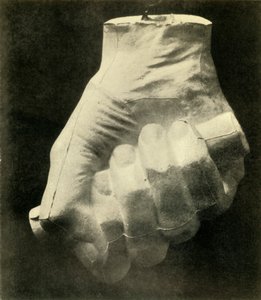 Rollbesättning av Lincolns högra hand, 1860, 1930. av Unbekannt