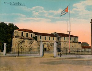 Castle of the Royal Force, Havanna, Kuba, c1920 av Unbekannt