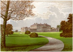 Castle Coole, Enniskillen, County Fermanagh, hem för Earl of Belmore, c1880 av Unbekannt