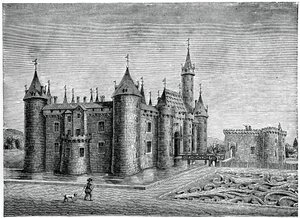 Marcoussis slott, nära Rambouillet, c1600-talet, 1870 av Unbekannt