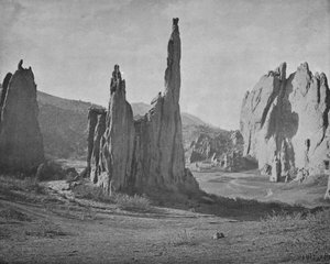Cathedral Spires, Garden of the Gods, Colorado, USA, c1900. av Unbekannt