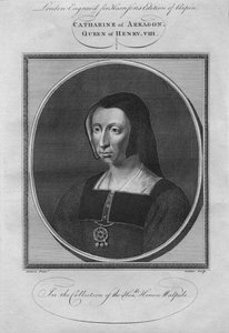 Katarina av Aragonien, drottning av Henrik VIII, 1784. av Unbekannt