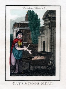 Cats and Dogs Meat!, Bethlem Hospital, London, 1805 av Unbekannt