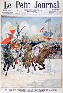 Kavalkad av infödda trupper under president Loubets besök i Algeriet, 1903 av Unbekannt