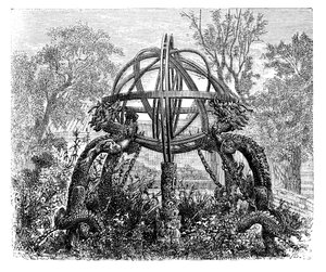 Himmelssfären i det gamla observatoriet, Peking, c1890 av Unbekannt