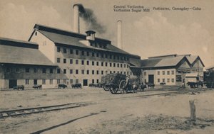 Central Vertientes sockerbruk, Camaguey, Kuba, c1910 av Unbekannt