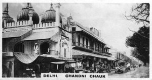 Chandni Chowk, Delhi, Indien, c1925 av Unbekannt