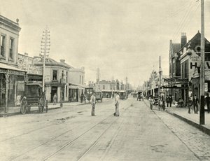 Kapellgatan. Melbourne, 1901. av Unbekannt