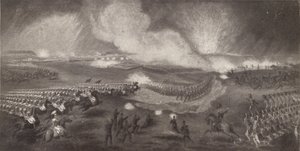 Anklagelse mot de brittiska trupperna på vägen till Windlesham, 24 april 1854, 1854 1909 av Unbekannt