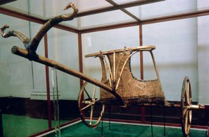 Vagn från Tutankhamons grav, 1300-talet f.Kr av Unbekannt