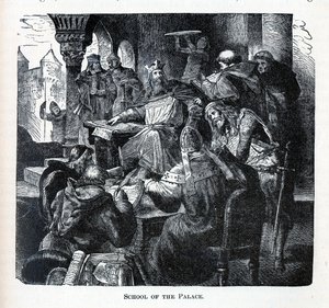Karl den Stores slottsskola, 1882 av Unbekannt