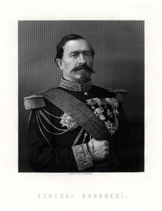 Charles Denis Sauter Bourbaki, fransk general, 1800-talet av Unbekannt
