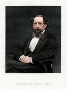 Charles Dickens, engelsk författare och journalist, 1876. av Unbekannt