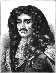 Karl II, kung av Storbritannien och Irland 1660-1685, c1880 av Unbekannt