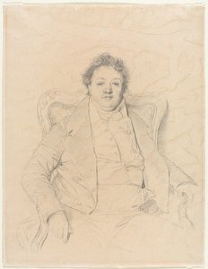 Charles Thévenin, efter Ingres, 1800-tal. av Unbekannt