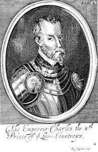 Karl V, kung av Spanien och helig romersk kejsare från 1519, 1600-talet av Unbekannt