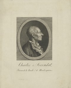 Charles de Secondat, baron de Montesquieu 1689-1755, ca. 1795. av Unbekannt