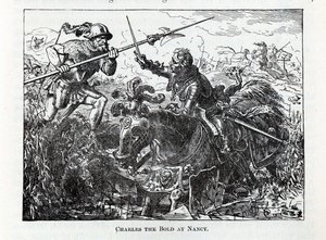 Karl den djärve i Nancy, 1882 av Unbekannt