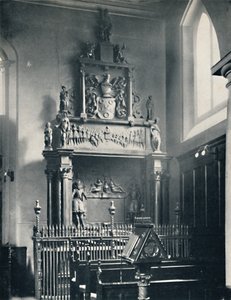Charterhouse. Thomas Suttons monument i kapellet, 1925 av Unbekannt