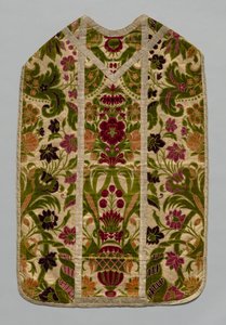 Chasuble, Stole, BurseCorporal Case och Maniple, c 1600-1700. av Unbekannt