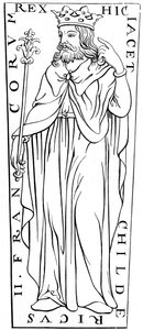 Childeric II c653-675, 1100-talet 1849 av Unbekannt