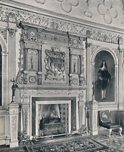 Skorstensstycke vid Audley End, 1927 av Unbekannt