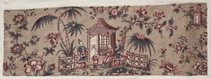 Chinoiserie Design, tidigt 1800-tal. av Unbekannt