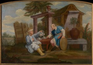 Chinoiserie, mitten av 1700-talet.. av Unbekannt