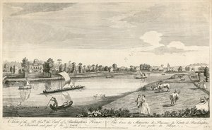 Chiswick House, London, 1750 av Unbekannt