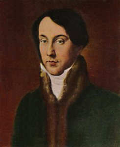 Chopin 1810-1849. - Målning av Hayez, 1934. av Unbekannt