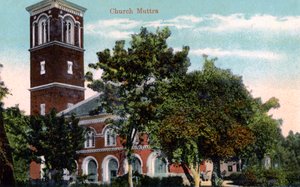 Christ Church, Muttra, Indien, 1900-talet av Unbekannt