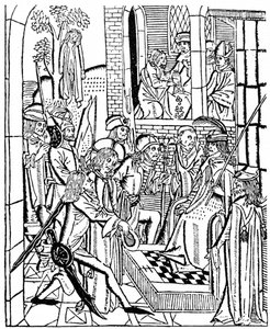 Kristus före Pilatus, 1488 1964 av Unbekannt
