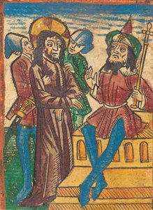 Kristus före Pilatus, ca. 1490. av Unbekannt