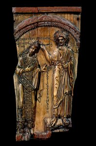 Kristus kröner kejsar Konstantin VII, 945 av Unbekannt