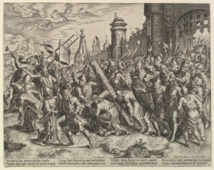 Kristus på väg till Golgata, ca. 1560. av Unbekannt