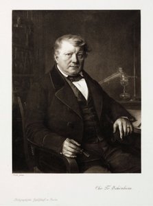 Christian Friedrich Schonbein, tysk kemist, ca 1860 av Unbekannt