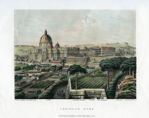 Christian Rome, Italien, c1865 av Unbekannt