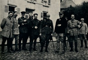Churchill besöker Somme Battlefield, 1915, 1945. av Unbekannt
