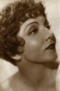 Claudette Colbert, fransk-amerikansk skådespelerska, 1933 av Unbekannt