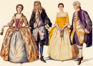 Clothing Reigns of Queen Anne and George I, 1702-1725, 1903, 1937. av Unbekannt