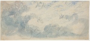 Molnstudie, 1800-talet. av Unbekannt