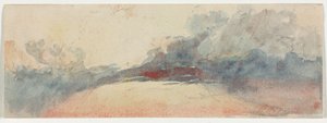Molnstudie, 1800-talet. av Unbekannt