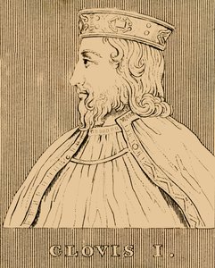 Clovis I, 466-511, 1830. av Unbekannt