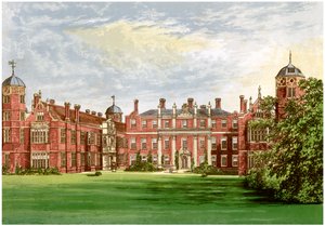 Cobham Hall, Kent, hem för Earl of Darnley, c1880 av Unbekannt