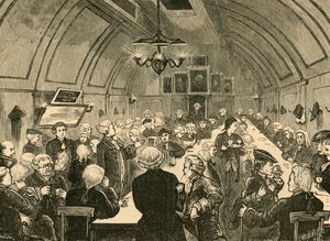 Cogers Hall, från ett gammalt tryck, 1897. av Unbekannt
