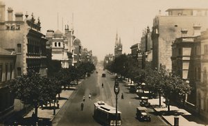 Collins Street, Melbourne, Australien, c1920-talet. av Unbekannt